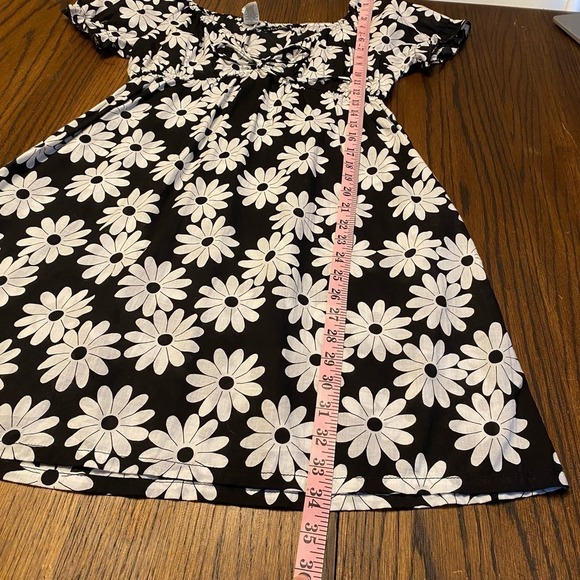 La Blanca Cotton Daisy Floral Ditsy Swim Cover Up Short Dress Women's M Boho - Picture 9 of 11